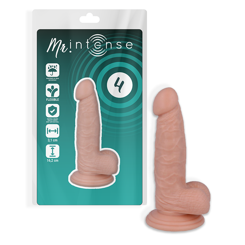 Mr Intense - 4 Pénis Réaliste 16.2 Cm -O- 3.1 Cm - MR. INTENSE | sextoys, godes sans vibration, pénis réalistes | Dimensions : 356