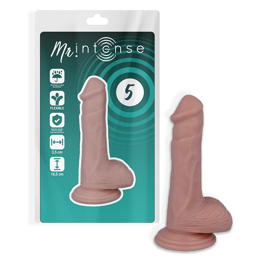 Mr Intense - 5 Pénis Réaliste 16.5 Cm -O- 3.5 Cm - MR. INTENSE | sextoys, godes sans vibration, pénis réalistes | Dimensions : 396