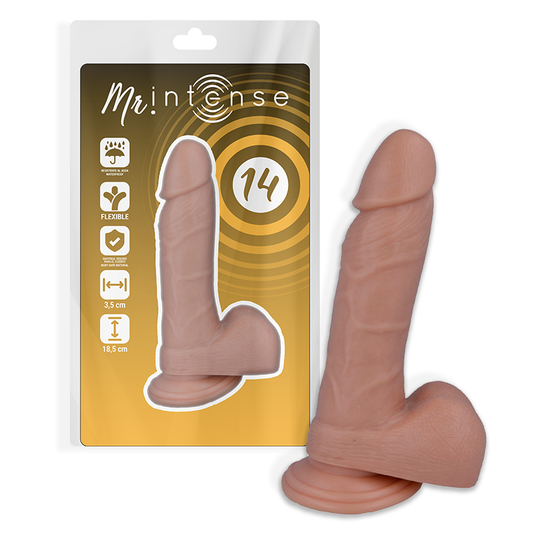 Mr Intense - 14 Pénis Réaliste 18.5 Cm -O- 3.8 Cm - MR. INTENSE | sextoys, godes sans vibration, pénis réalistes | Dimensions : 626