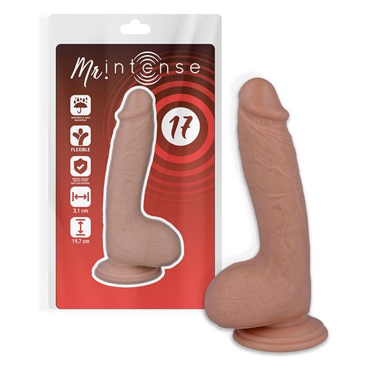 Mr Intense - 17 Pénis Réaliste 19.7 Cm -O- 4.1 Cm - MR. INTENSE | sextoys, godes sans vibration, pénis réalistes | Dimensions : 464