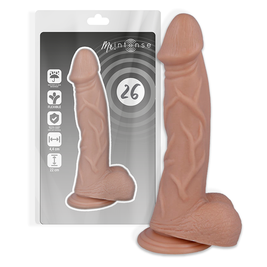 Mr Intense - 26 Pénis Réaliste 22 Cm -O- 4.4 Cm - MR. INTENSE | sextoys, godes sans vibration, pénis réalistes | Dimensions : 686