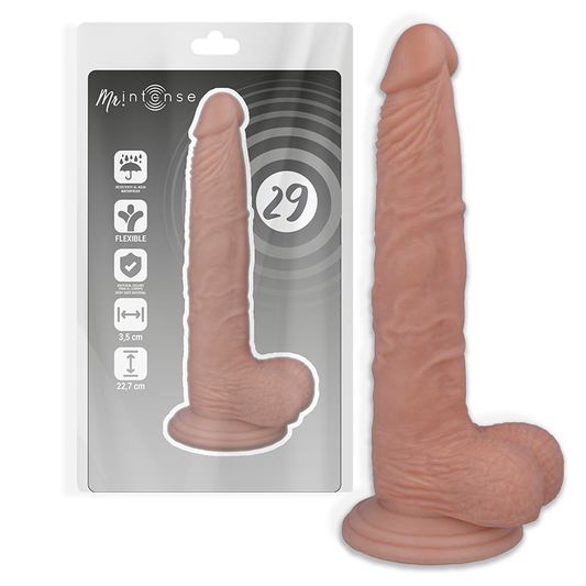 Mr Intense - 29 Pénis Réaliste 22.7 Cm -O- 3.5 Cm - MR. INTENSE | sextoys, godes sans vibration, pénis réalistes | Dimensions : 652