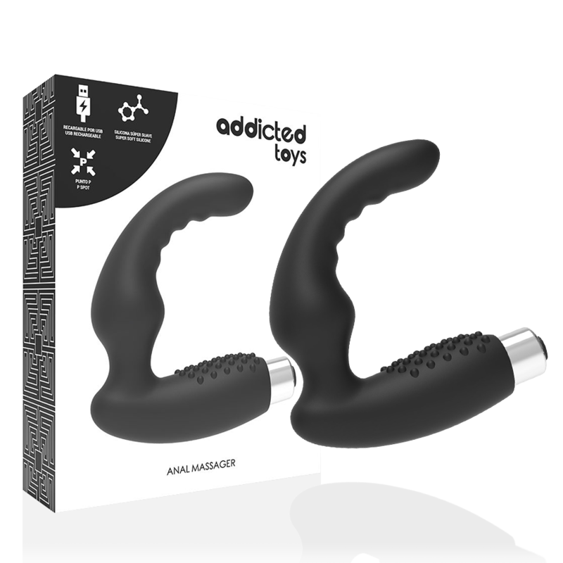 Vibromasseur Prostatique Rechargeable Modèle 2 - Noir