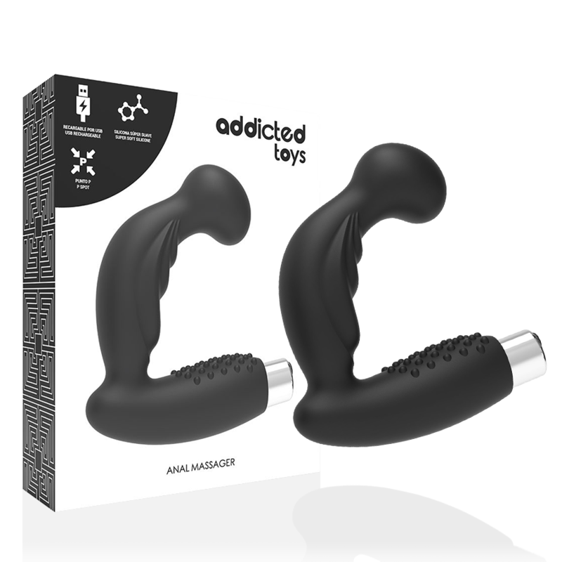 Vibromasseur Prostatique Rechargeable Modèle 3 - Noir
