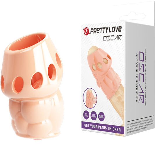 Pretty Love - Épaississant De Pénis Naturel Oscar - PRETTY LOVE MALE | sextoys, jouets sexuels pour hommes, accessoires de pénis, manchons péniens sans extension | Dimensions : 26