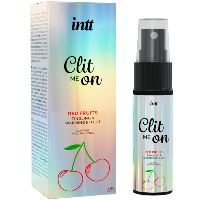 Intt Releases - Clit Me Sur Fruits Rouges 12 Ml - INTT RELEASES | pharmacie, stimulants pour les femmes, vibrateur liquide | Dimensions : 60