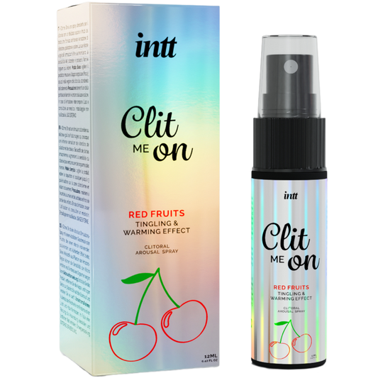 Intt Releases - Clit Me Sur Fruits Rouges 12 Ml - INTT RELEASES | pharmacie, stimulants pour les femmes, vibrateur liquide | Dimensions : 60