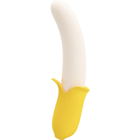 Pretty Love - Banana Geek Super Power 7 Vibrations Up&Down Silicone Noir