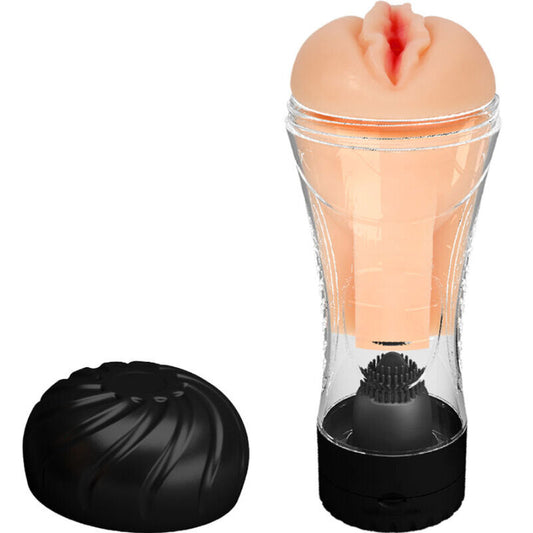 Pretty Love - Vibrateur Vagin Naomi - PRETTY LOVE MALE | sextoys, jouets sexuels pour hommes, vagins avec vibration | Dimensions : 612