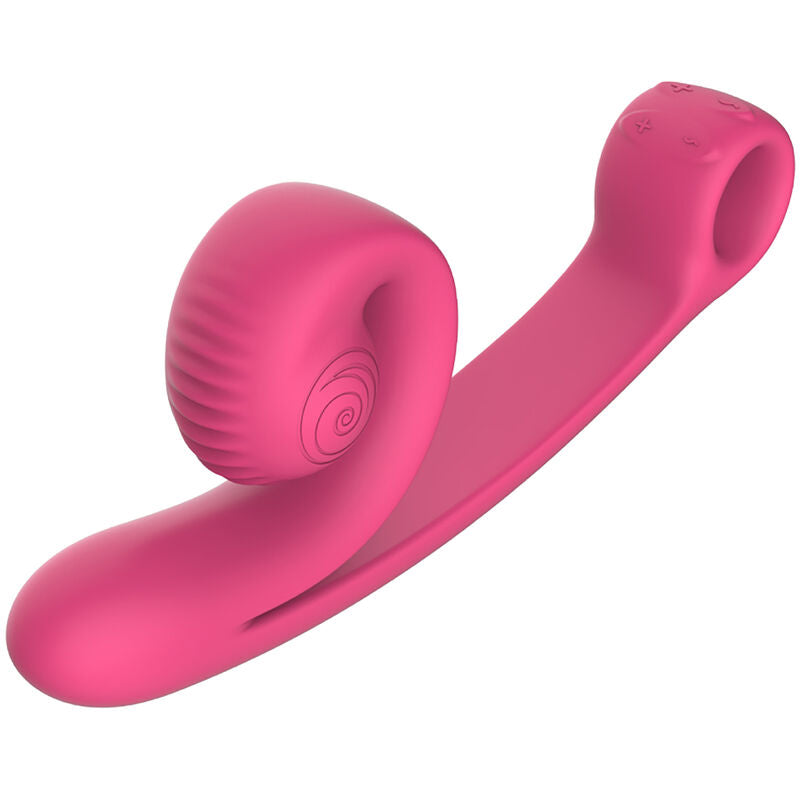 Snail Vibe - Vibrateur Courbe Rose - SNAIL VIBE | sextoys, vibrateurs, vibrateurs hi-tech | Dimensions : 440