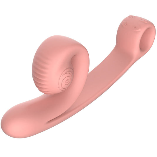 Snail Vibe - Vibrateur Courbe Orange - SNAIL VIBE | sextoys, vibrateurs, vibrateurs hi-tech | Dimensions : 440