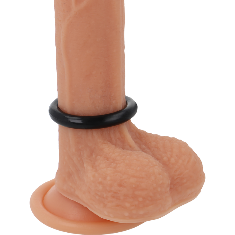 Powering - Anneau Pénis Super Flexible Et Résistant 3,5Cm Noir - POWERING | sextoys, jouets sexuels pour hommes, accessoires de pénis, anneaux de pénis, cockrings sans vibration | Dimensions : 40