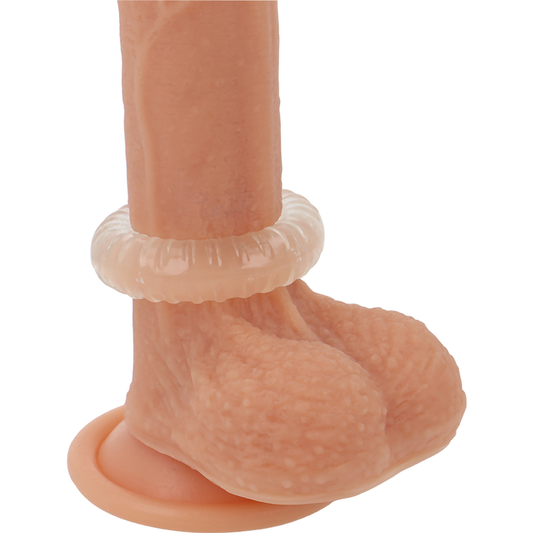 Powering- Anneau Pénis Super Flexible Et Résistant 4,5Cm Pr07 Clair - POWERING | sextoys, jouets sexuels pour hommes, accessoires de pénis, anneaux de pénis, cockrings sans vibration | Dimensions : 40