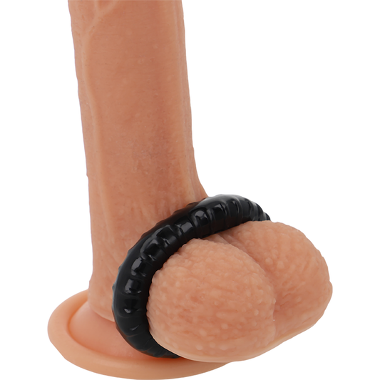 Powering - Anneau Pénis Super Flexible Et Résistant 4,5Cm Pr07 Noir