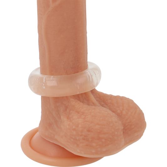 Powering - Anneau Pénis Super Flexible Et Résistant 4,8Cm Pr05 Clair - POWERING | sextoys, jouets sexuels pour hommes, accessoires de pénis, anneaux de pénis, cockrings sans vibration | Dimensions : 40