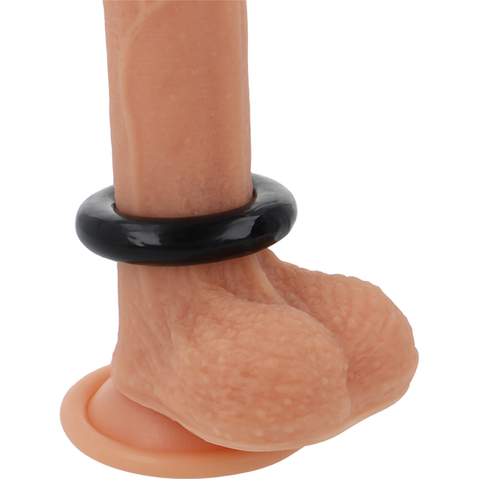 Powering - Anneau Pénis Super Flexible Et Résistant 4,8Cm Pr05 Noir - POWERING | sextoys, jouets sexuels pour hommes, accessoires de pénis, anneaux de pénis, cockrings sans vibration | Dimensions : 52
