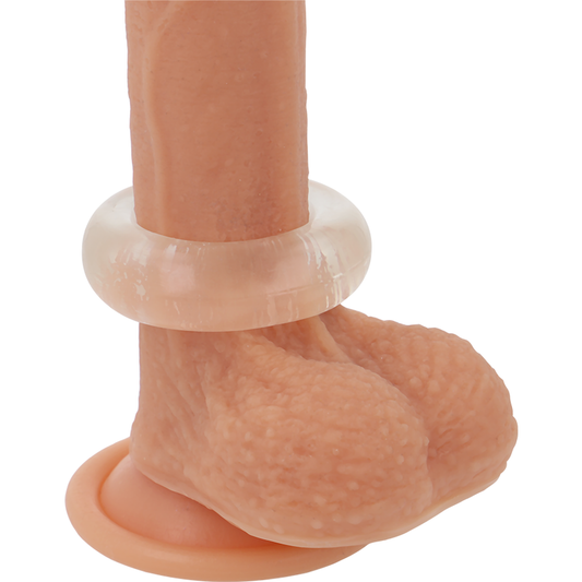 Powering - Anneau Pénis Super Flexible Et Résistant 5,5Cm Pr06 Clair - POWERING | sextoys, jouets sexuels pour hommes, accessoires de pénis, anneaux de pénis, cockrings sans vibration | Dimensions : 46
