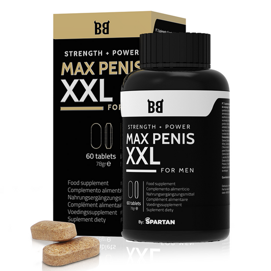 Black Bull - Max Penis Xxl Force + Puissance Pour Hommes 60 Comprimes - BLACK BULL | pharmacie, compléments alimentaires, pilules pour hommes | Dimensions : 118