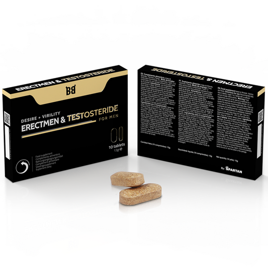 Black Bull - Erectmen & Testosteride Puissance Et Testostérone Pour Hommes 10 Gélules