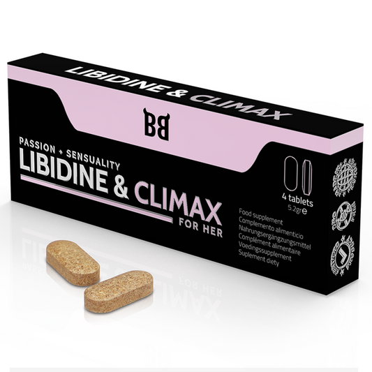 Black Bull - Augmentation De Libidine Et Climax L Bido Pour Femmes 4 Gélules - BLACK BULL | pharmacie, compléments alimentaires, pilules pour femmes | Dimensions : 12