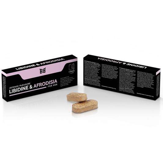Black Bull - Libidine & Afrodisia Plaisir Intense Pour Ses 4 Comprimes