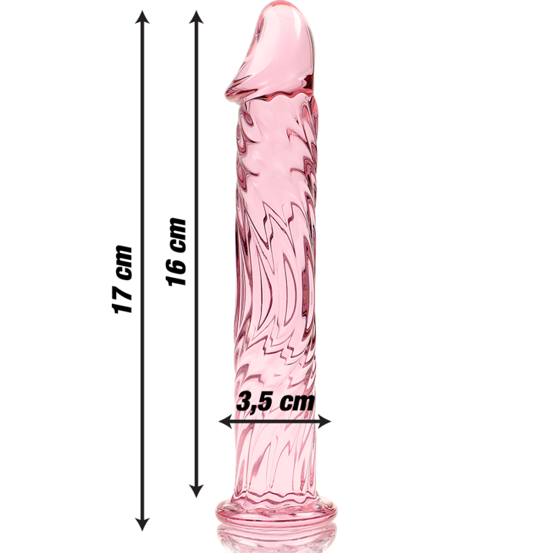 Gode en Verre Borosilicate Rose Nebula Series by Ibiza
