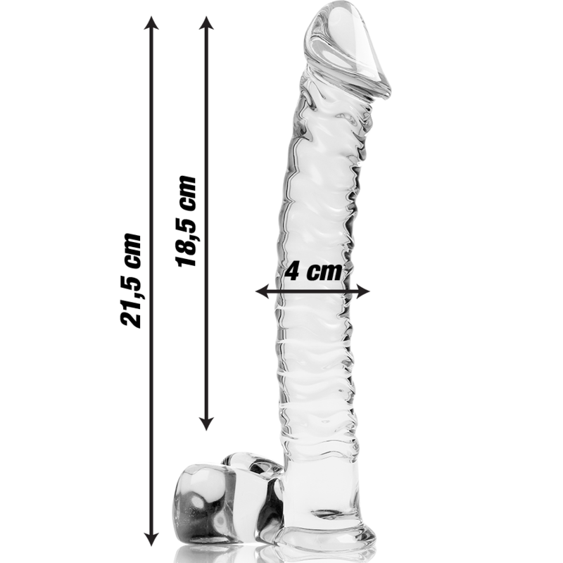 Nebula Series by Ibiza - Gode en Verre Borosilicate 21,5 cm