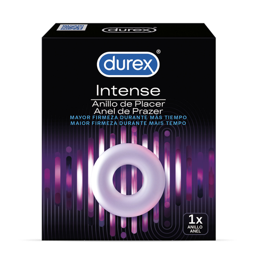 Durex - Anneau Pénis De Plaisir - DUREX TOYS | sextoys, jouets sexuels pour hommes, accessoires de pénis, anneaux de pénis, cockrings sans vibration | Dimensions : 26