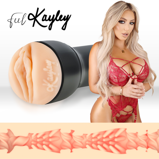 Kiiroo - Feel Kayley Gunner Stars Collection Strokers - KIIROO | sextoys, jouets sexuels pour hommes, vagins porno stars | Dimensions : 602