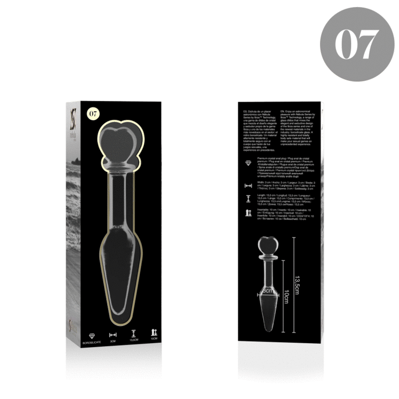 Plug Anal en Verre Borosilicate NEBULA SERIES BY IBIZA