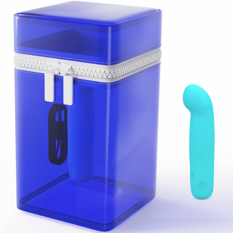 B Swish - Vibrateur Rechargeable En Silicone Bleu Bcute Curve Infinite Classic Édition Limitée - B SWISH | sextoys, vibrateurs, vibromasseurs point g | Dimensions : 224