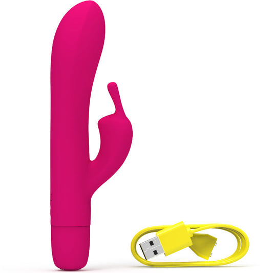 B Swish - Vibrateur Rechargeable Classique Bwild Bunny Infinite Silicone Rose - B SWISH | sextoys, vibrateurs, vibrateurs de lapin | Dimensions : 156