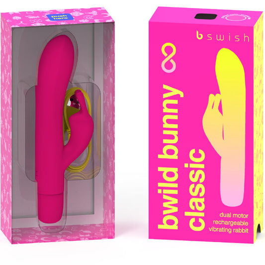 B Swish - Vibrateur Rechargeable Classique Bwild Bunny Infinite Silicone Rose
