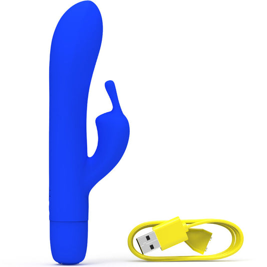 B Swish - Vibrateur Rechargeable Classique Bwild Bunny Infinite Silicone Bleu - B SWISH | sextoys, vibrateurs, vibrateurs de lapin | Dimensions : 156