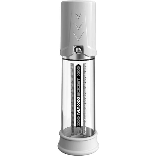 Pump Worx - Max Boost Blanch - PUMP WORX | sextoys, jouets sexuels pour hommes, accessoires de pénis, pénis agrandisseur pompe | Dimensions : 332