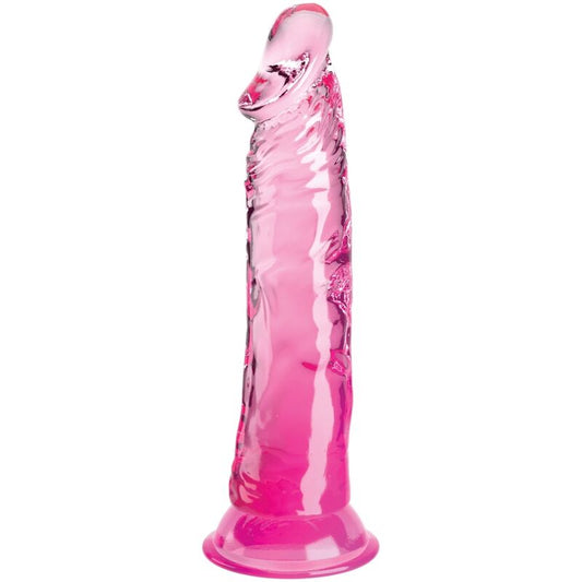 King Cock - Clear Pénis Réaliste 19.7 Cm Rose - KING COCK | sextoys, godes sans vibration, godes ceinture | Dimensions : 322