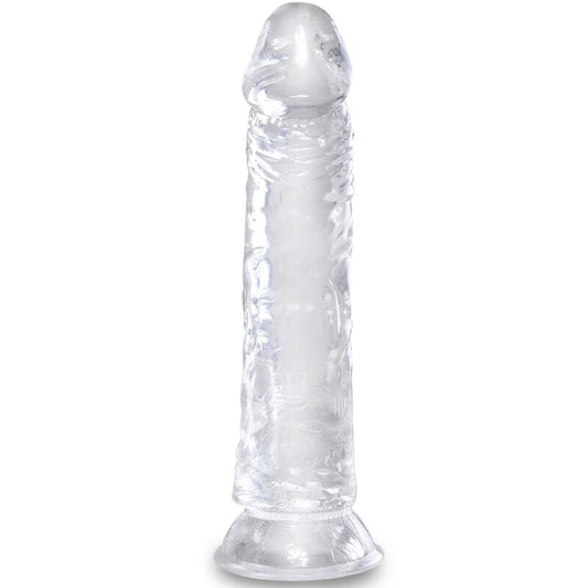 King Cock - Pénis Réaliste Clair 19.7 Cm Transparent - KING COCK | sextoys, godes sans vibration, godes ceinture | Dimensions : 332