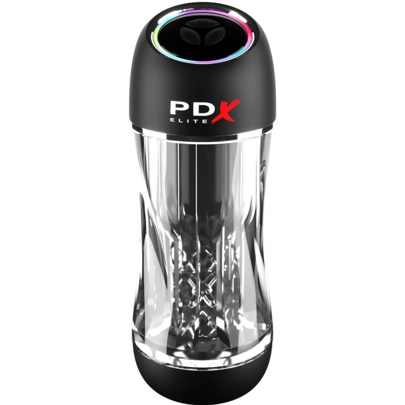 Pdx Elite - Vibrateur Stroker Viewtube Pro Transparent - PDX ELITE | sextoys, jouets sexuels pour hommes, divers masturbateurs | Dimensions : 730