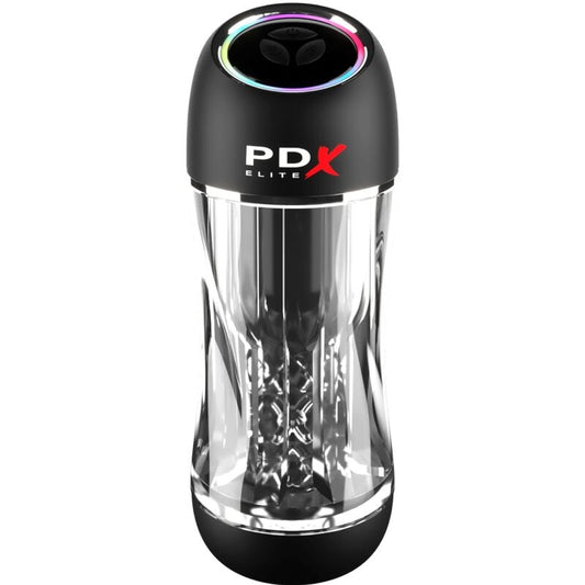 Pdx Elite - Vibrateur Stroker Viewtube Pro Transparent - PDX ELITE | sextoys, jouets sexuels pour hommes, divers masturbateurs | Dimensions : 730