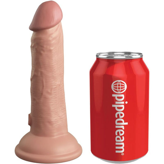 King Cock - Elite Gode Réaliste En Silicone 15.2 Cm - KING COCK | sextoys, godes sans vibration, pénis réalistes | Dimensions : 396