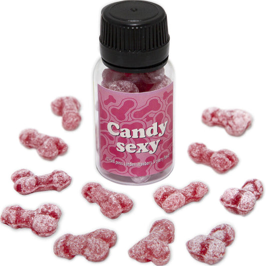 Diablo Picante - Candy Sexy Pot De 12 Gommes Au Goût Fraise-Cerise - DIABLO PICANTE | articles assortis, bonbons, friandises drôles | Dimensions : 54