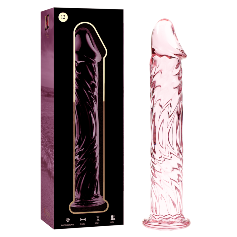 Gode en Verre Borosilicate Rose Nebula Series by Ibiza