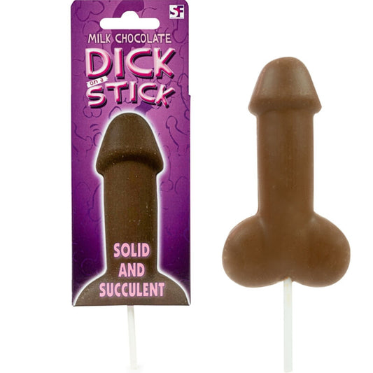 Spencer & Fleetwood - Sucette Pénis Au Chocolat Au Lait - SPENCER & FLETWOOD | articles assortis, bonbons, chocolats amusants | Dimensions : 54