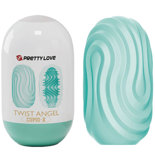 Pretty Love - Oeuf Masturbateur Twist Ange Cupidon - PRETTY LOVE MALE | sextoys, jouets sexuels pour hommes, divers masturbateurs | Dimensions : 112