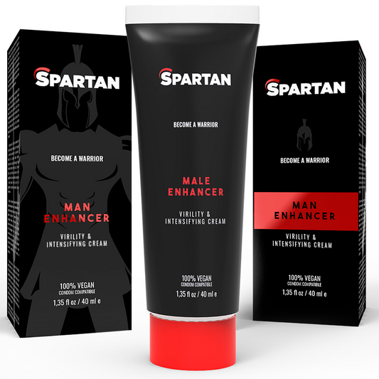 Spartan - Couple Gel Virilité Et Crème Insensifiante 100% Vegan - SPARTAN | pharmacie, stimulants pour garçons, augmentation de l'érection | Dimensions : 60