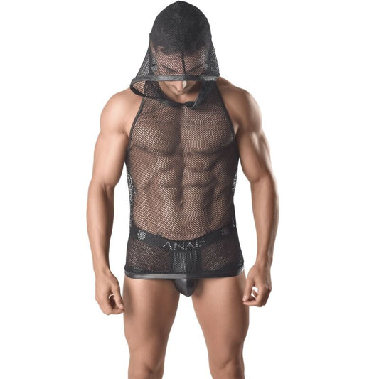 Anais Men - Ares Hooded T-Shirt S - ANAIS MEN ACCESORIES | mode et lingerie, lingerie homme, t-shirts pour hommes | Dimensions : 124