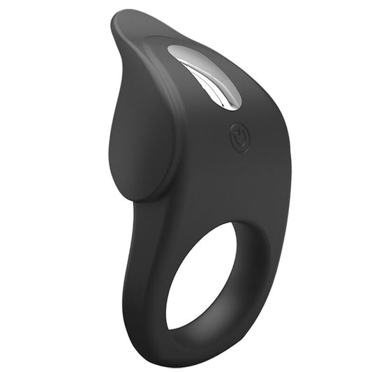 Pretty Love - Anneau Pénis Vibrant Susanna Noir - PRETTY LOVE MALE | sextoys, jouets sexuels pour hommes, accessoires de pénis, anneaux de pénis, cockring avec vibration | Dimensions : 130