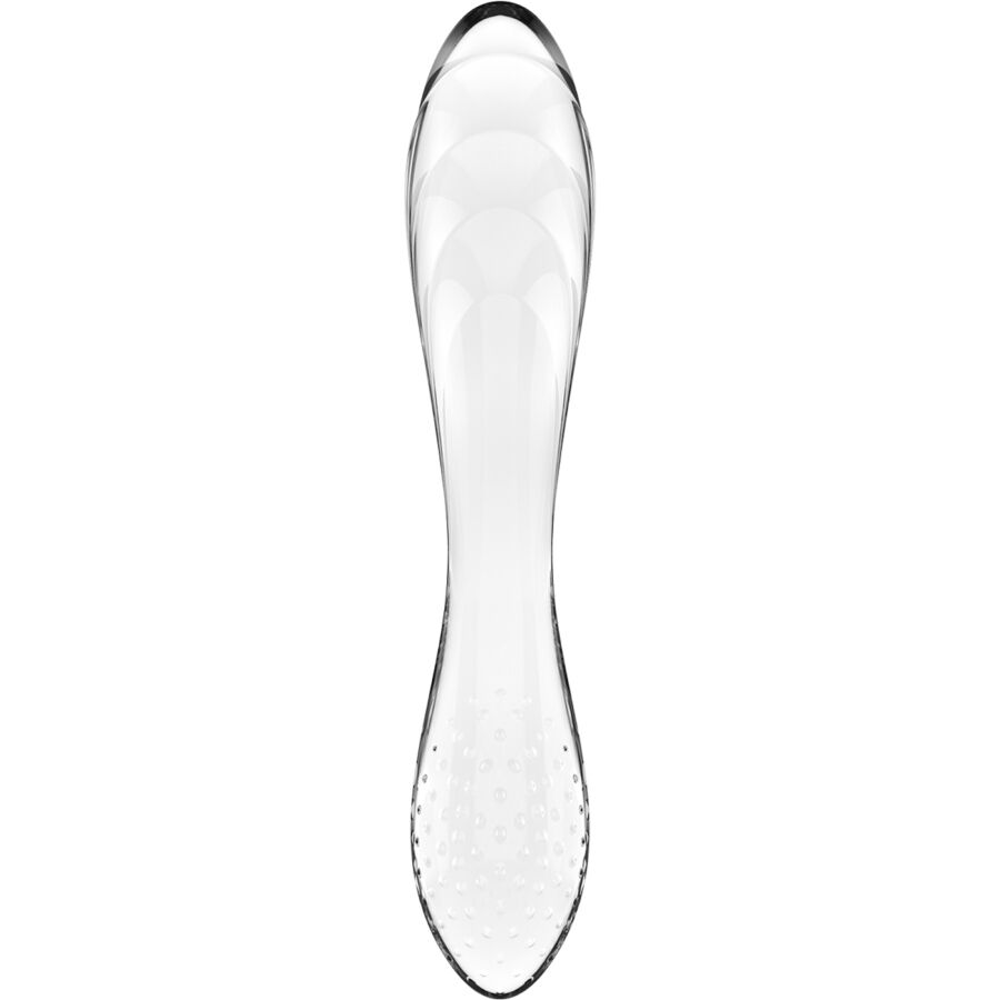 Satisfyer - Transparent Cristal Éblouissant - SATISFYER CRYSTAL | sextoys, godes sans vibration | Dimensions : 456