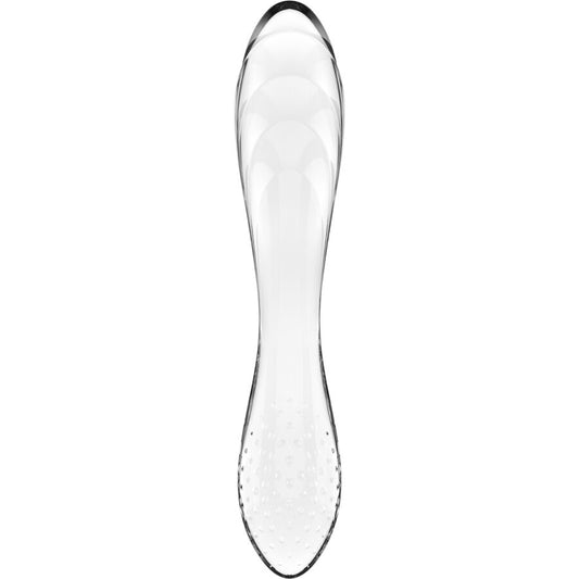 Satisfyer - Transparent Cristal Éblouissant - SATISFYER CRYSTAL | sextoys, godes sans vibration | Dimensions : 456