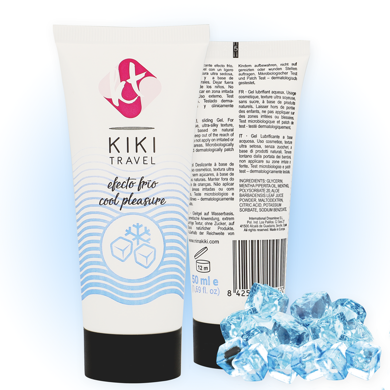 Kikí Travel - Lubrifiant Effet Refroidissant 50 Ml